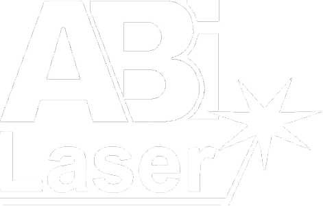 ABI Laser logo - white