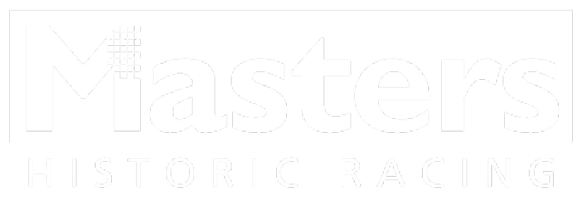 Masters Historic Racing logo - white