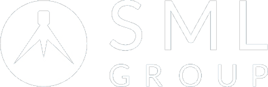 SML Group logo - white